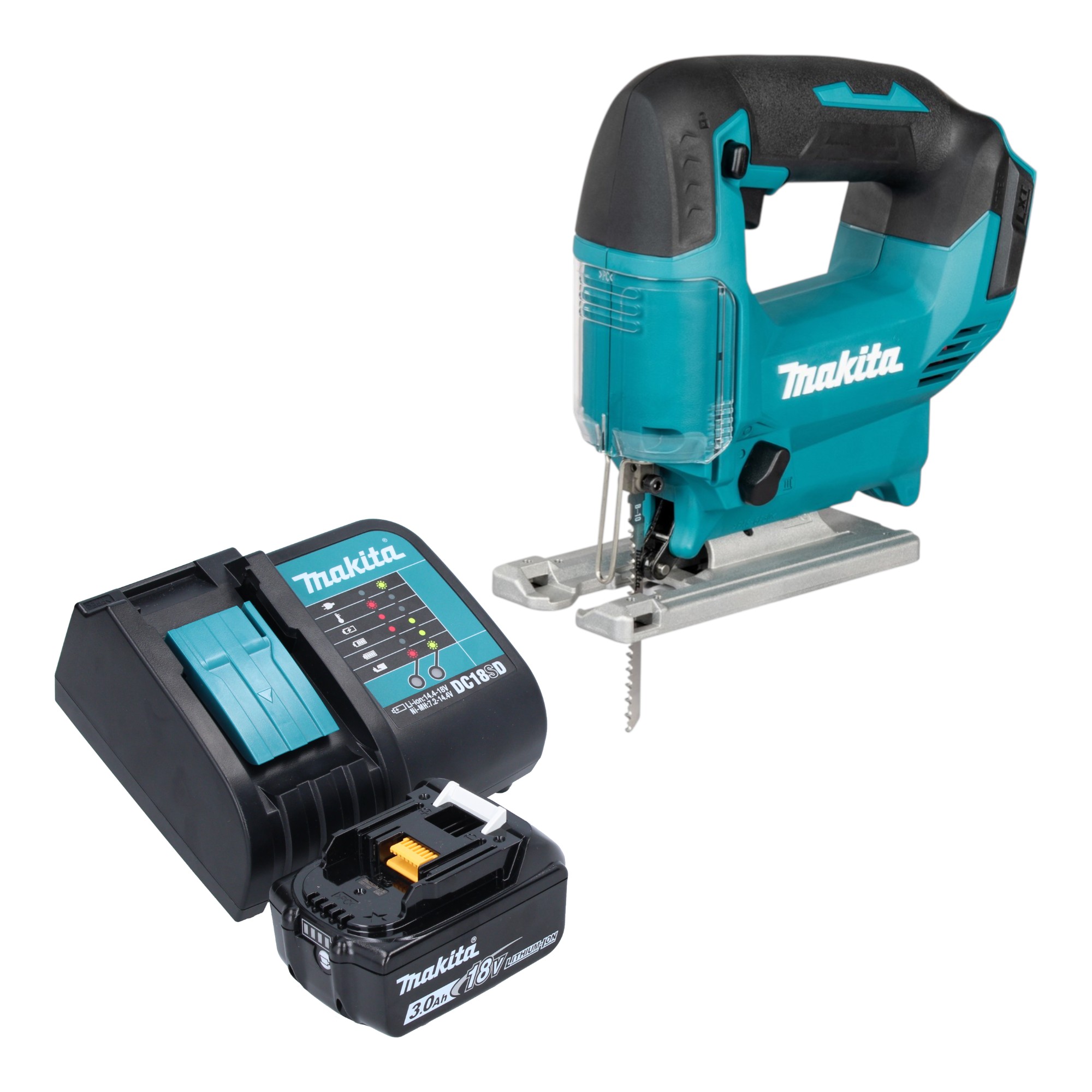 Makita Djv 186 Sf1 Akku Pendelhubstichsäge 18 V + 1x Akku 3,0 Ah + Ladegerät
