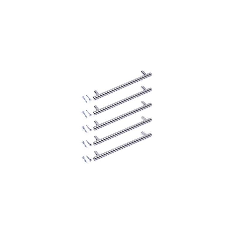 15 Küchenschrankgriffe, Oberfläche: Gebürstetes Nickel, Lochabstand: 128 Mm - Ls201bss128 Küchenschrankgriffe, Edelstahl Und Oberfläche: Gebürstetes Nickel, Lochabstand: 128 Mm