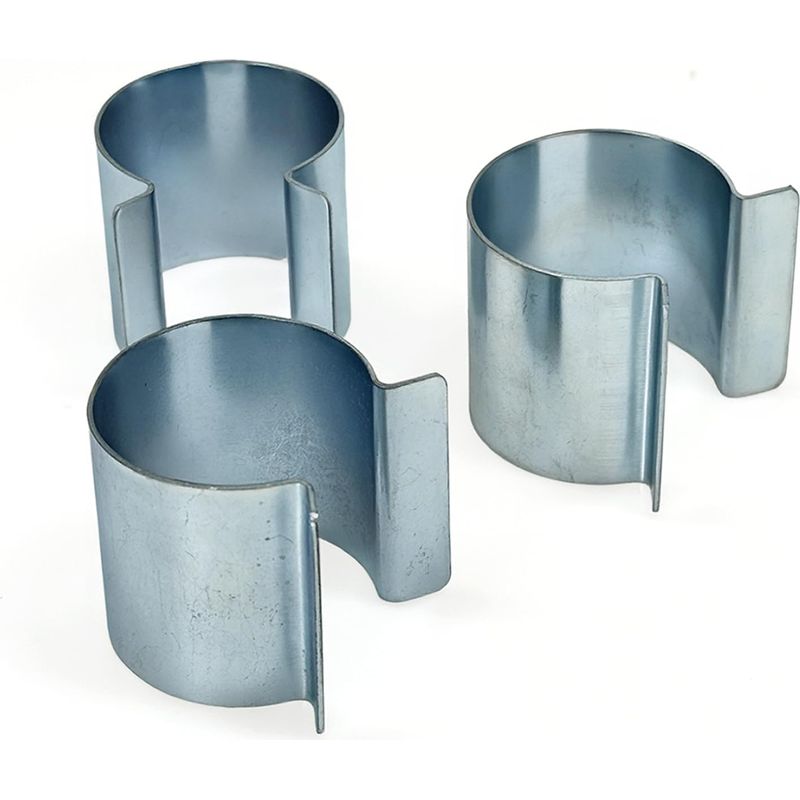 25er-pack Tunnelgewächshaus-clips Für Planen, 25 Mm Durchmesser, 32 Mm Durchmesser, Metall-befestigungsclips Für Planen, Gewächshausbefestigungen, Verzinkte Stahlclips (32 Mm Durchmesser)