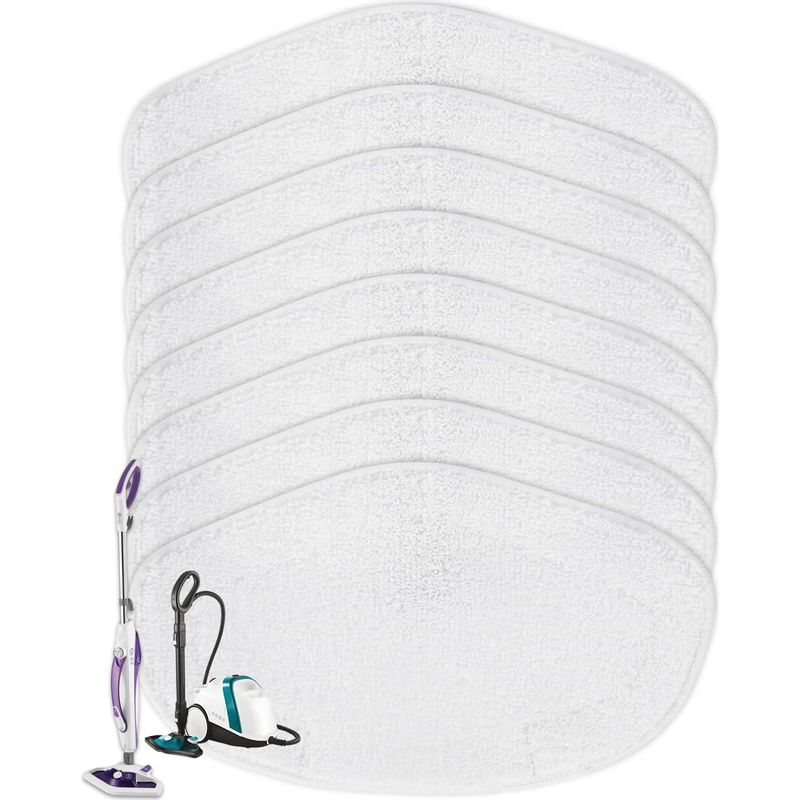 8er-pack Mikrofaser-wischmopp-pads Für Polti Vaporetto Sv440 Double, Sv450, Sv460, Wiederverwendbare Tücher Für Polti Vaporetto Smart 100 T Dampfreiniger, Ideale Waschbare Mikrofasertücher
