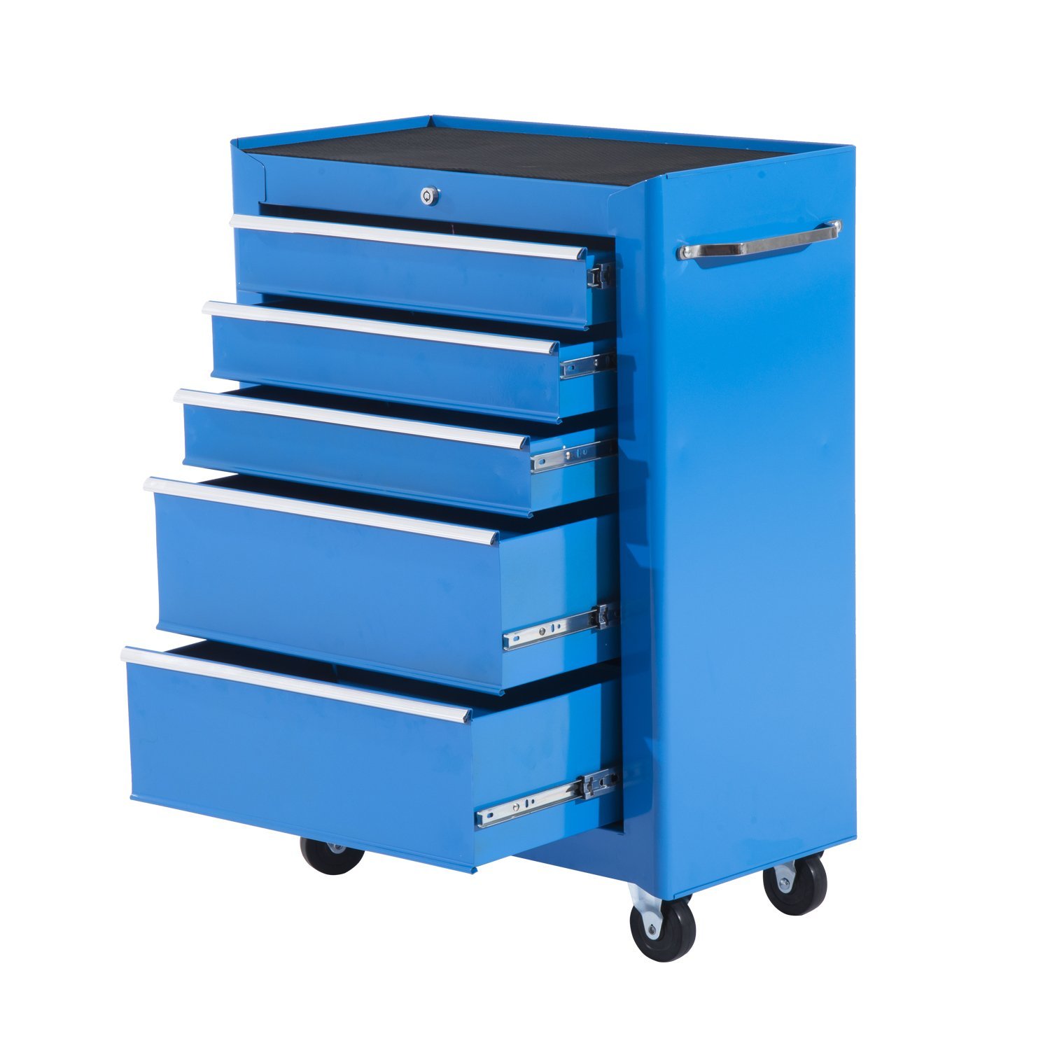 Werkzeugwagen Mit Schubladen, Blau, 61,5 X 33 X 82,5 Cm