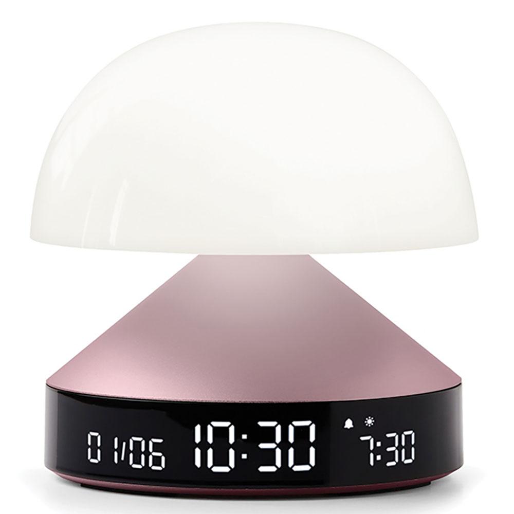Lexon Led-nachtlampe In Rosa Mit Sonnenaufgangs-simulator