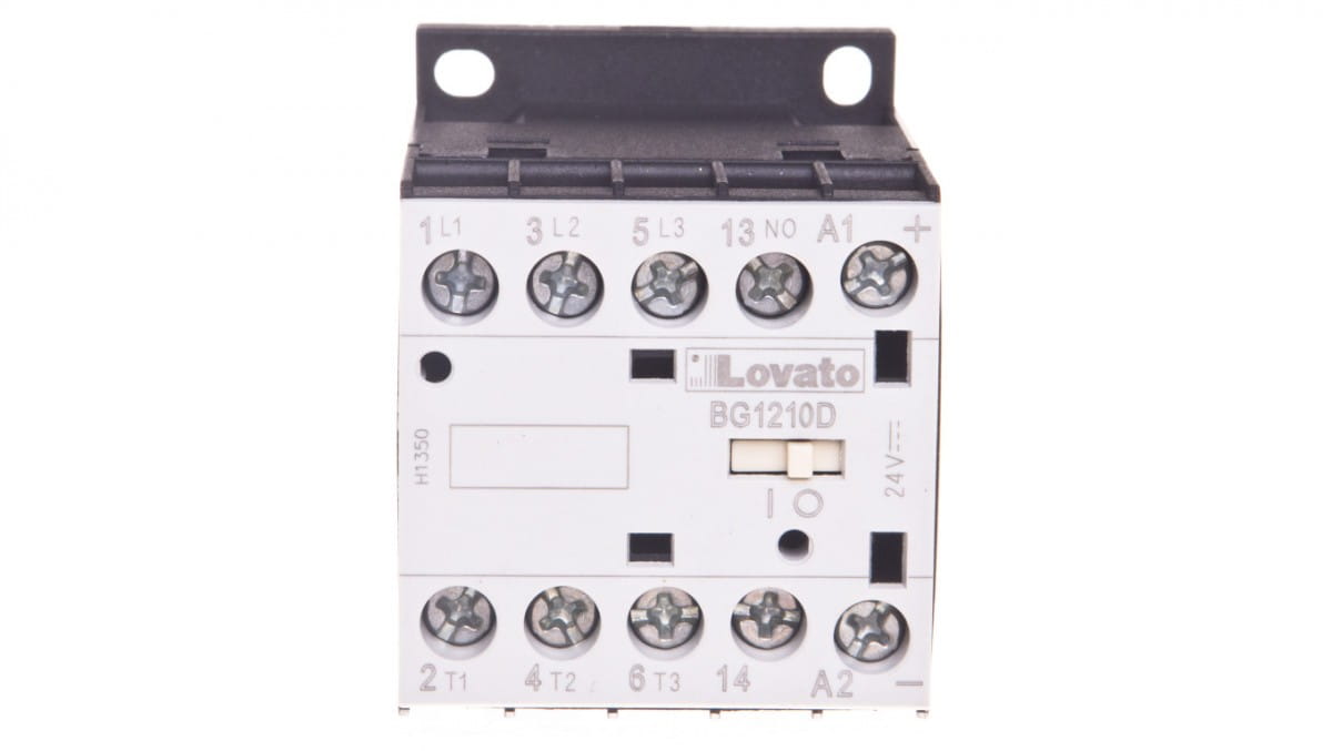 Leistungsschütz 3p 12a 5,7kw Bei 400vac Ac3, Spule 24vdc, 1no 0r 11bg1210d024