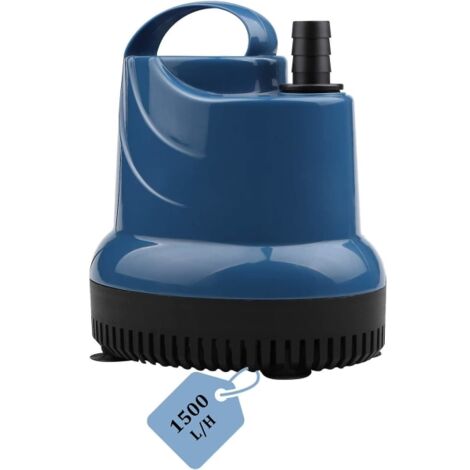 Micro-pompe Submersible 1500 L/h 20 W 230 V Hauteur De Refoulement 1,6 M