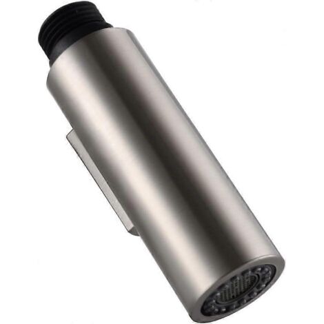 Pièce De Rechange Universelle Pour Robinet De Salle De Bain Et De Cuisine : Douchette Extractible (nickel Brossé)