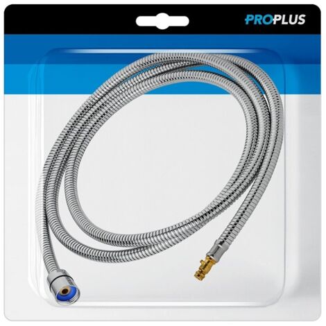 Flexible De Douche En Métal, 1,5 M, Adaptateur Pivotant 3/8" Vers 1/2".