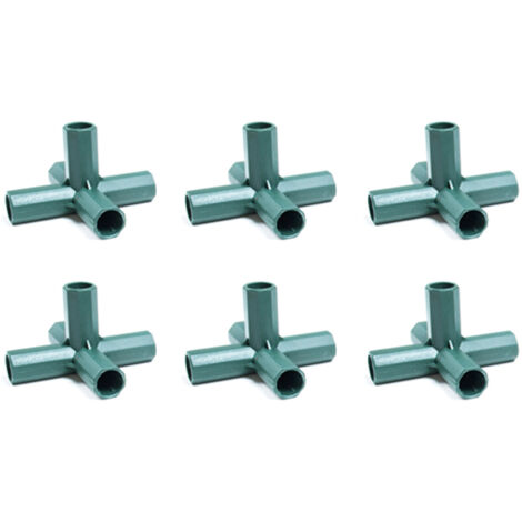(6 Pièces 16 Mm A5/cinq Voies) Accessoires Pour Outils De Jardin, Tube De Connexion Adapté Aux Tiges D'Un Diamètre De 16 Mm
