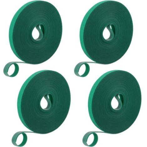 Rouleaux De Liens Pour Plantes, Liens De Jardin, Ruban Adhésif Vert De 40 Mètres, Ruban Velcro Vert Pour Le Jardin, Liens Torsadés Pour Tuteurer Les Plants De Tomates