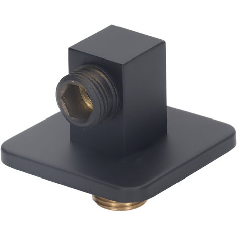 Support De Pommeau De Douche Encastré, Étanche Et Réglable, Fixation Murale, Pour Accessoires De Pommeau De Douche, Noir