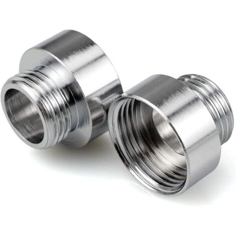 Adaptateurs De Robinet Chromés 3/4" X 1/2", Raccords Réducteurs Pour Connexion D'Adaptateur De Robinet, Flexibles De Douche[hk]