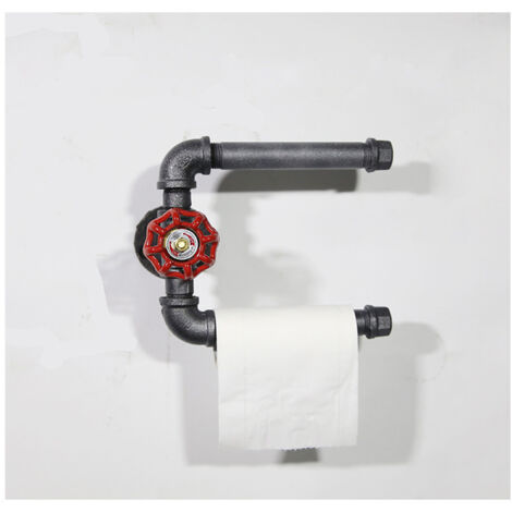 Porte-essuie-tout Créatif Rétro Industriel En Tuyau D'Eau Personnalisable-aquaforge