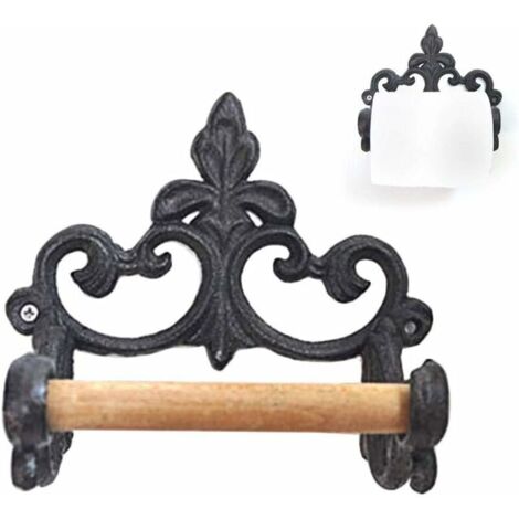 Porte-papier Toilette En Fer Forgé, Style Rétro, Pour Salle De Bain Et Cuisine-aquaforge