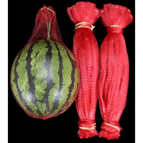 100 Sacs En Filet Suspendus Pour Pastèques, Sacs En Filet Réutilisables Pour Melons, Sacs En Filet Pour Concombres, Sacs En Filet Pour La Culture Et Le Stockage Des Légumes