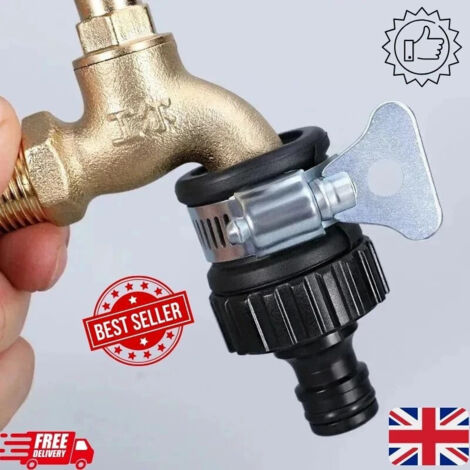 Adaptateur Universel Pour Robinet De Cuisine/salle De Bain, Compatible Avec Les Tuyaux D'Arrosage Et Les Mitigeurs.