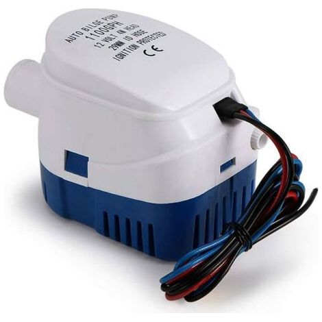 Zwei Automatische Bilgepumpen (12 V, 1100 Gph) – Fördermenge: 1100 Gph – Vollständig Tauchfähig – Leiser Betrieb Für Boote, Teiche Und Schwimmbäder