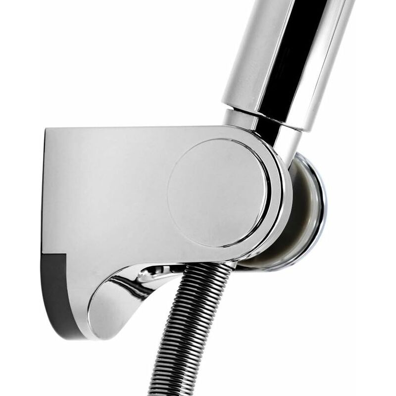 Ulisem Hszj001 Verstellbare Universal-duschkopfhalterung Zur Wandmontage Für Badezimmer, Chrom, Abs