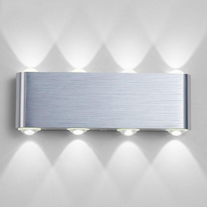 Led-wandleuchte, 8w Moderne Aluminium-led-innenwandleuchte, Wandleuchte, Nachtlicht (kaltweiß)