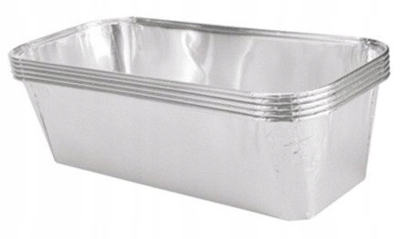 Aluminiumformen Für Fleischpasteten Und Kuchen, 1500 Ml, 5 Stück.