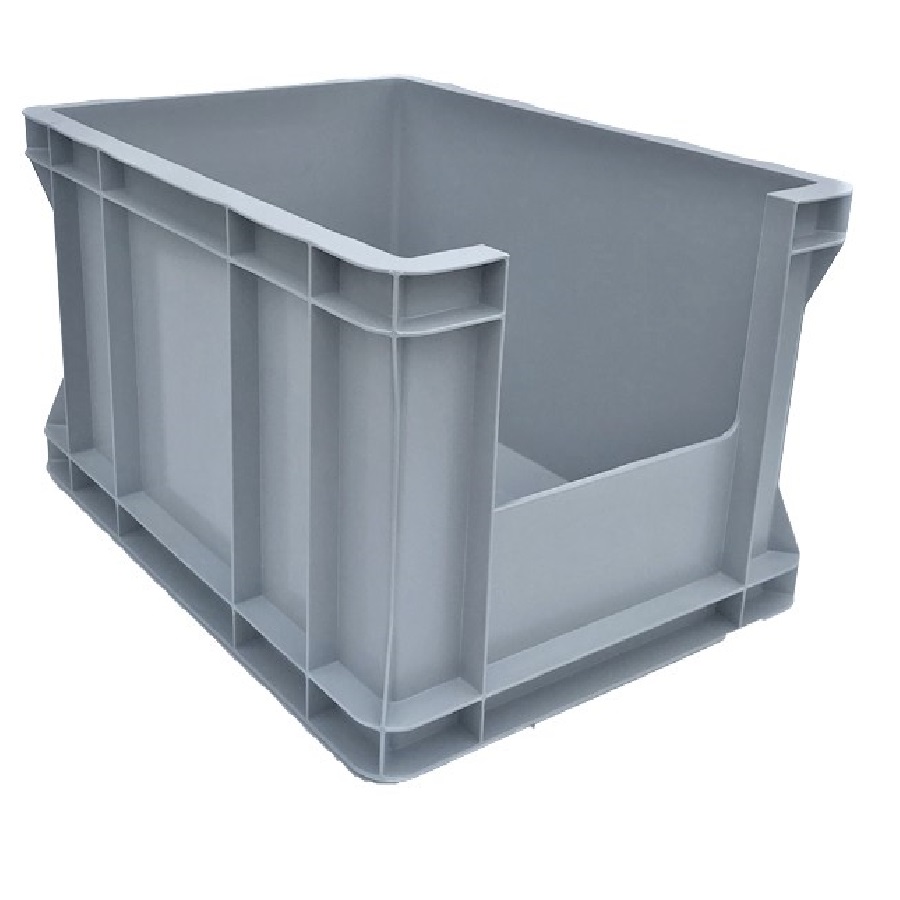 Container Mit Sichtfenster 400x300x220 Grau