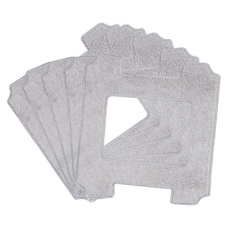 Lot De 6 Tampons De Nettoyage，chiffon De Nettoyage En Microfibre Lavable，pour Robots De Nettoyage De Vitres Ecovacs Winbot W1 / W1 Pro / W2 / W2 Omni - Pour Robot Nettoyeur De Vitre