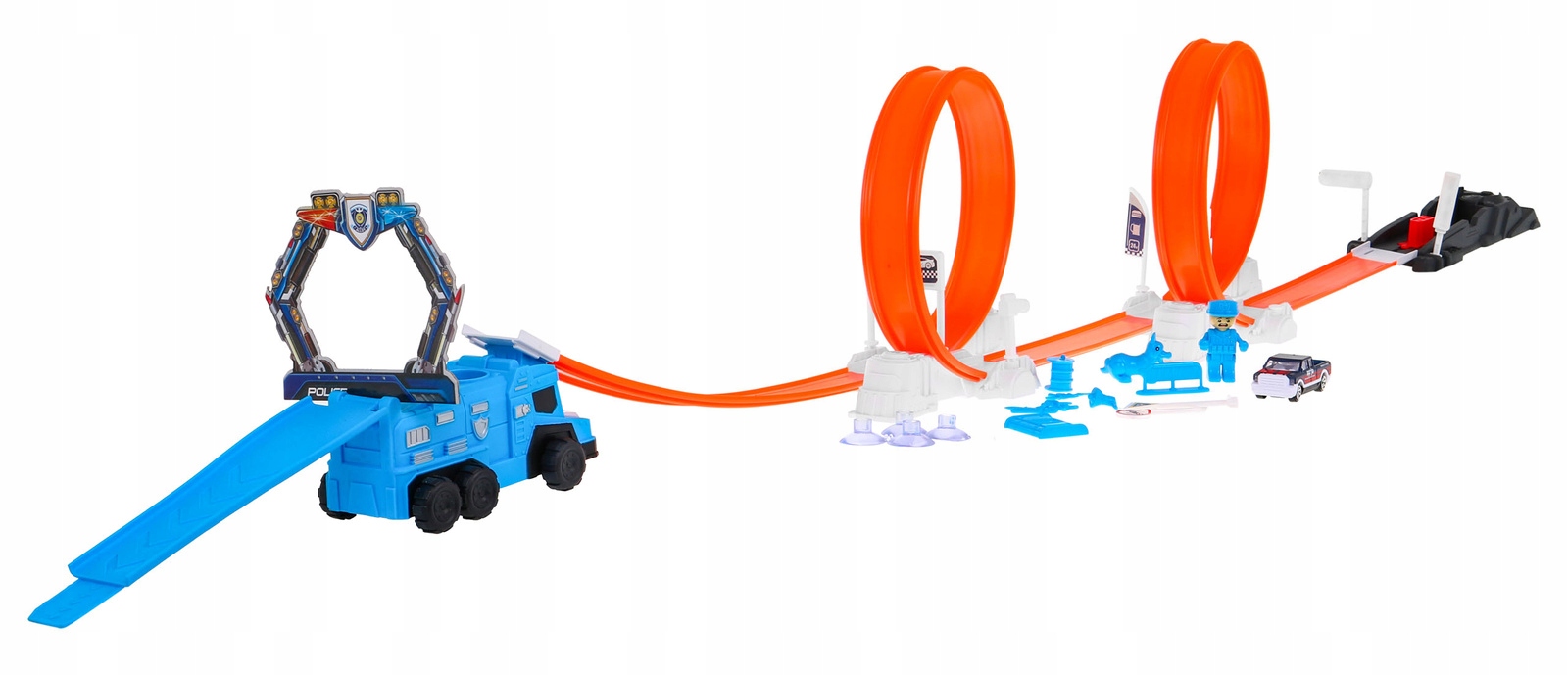 Extrem-rennstrecke Für Kinder Ab 3 Jahren: Farbwechselndes Auto + 2 Loopings