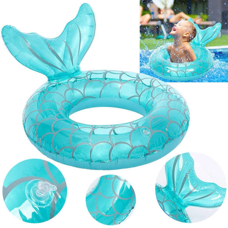 Aufblasbarer Schwimmring Für Kinder Meerjungfrau Schwimmring 60cm Sp0750
