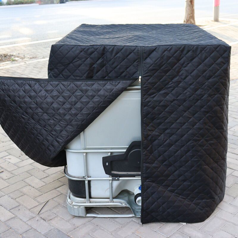 Ibc-tankdeckel, Ibc, Wärmedämmung, Regenschutz, Ibc-schutz, Frostschutz, 120 X 100 X 116 Cm (schwarz)
