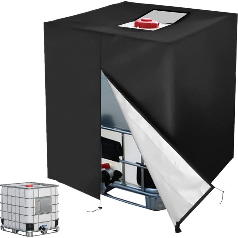 Schutzhülle Für 1000-liter-ibc-container. Wasserdichtes Oxford-gewebe. Maße: 120 X 100 X 116 Cm. Schutz Vor Sonne Und Staub.