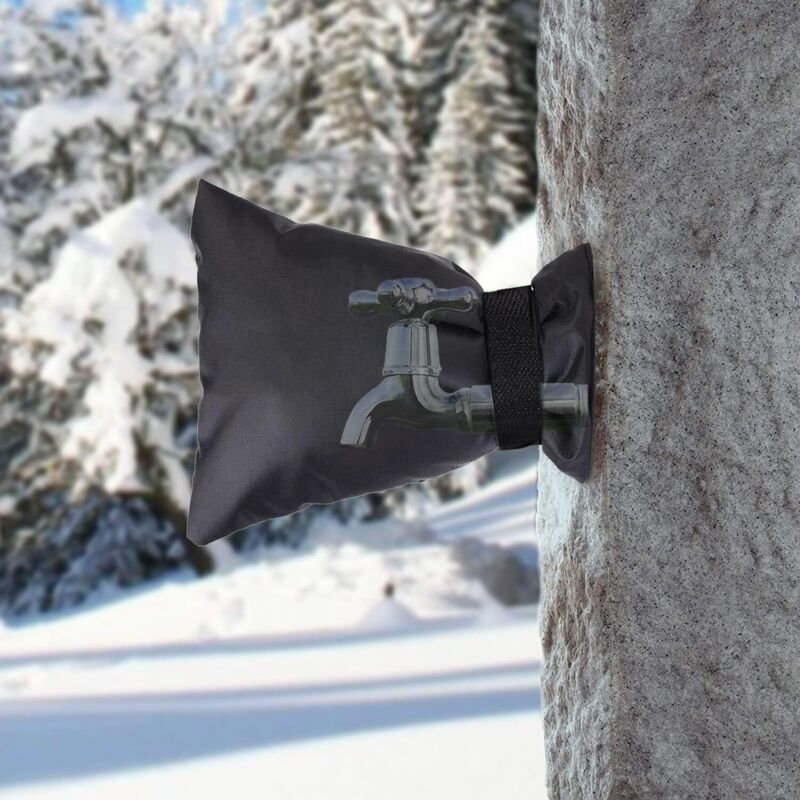 2-teilige Außenwasserhahnabdeckung, Frostsichere Wasserhahnabdeckung, Wasserdichte Gartenwasserhahnabdeckung, Zum Schutz Vor Winterfrost