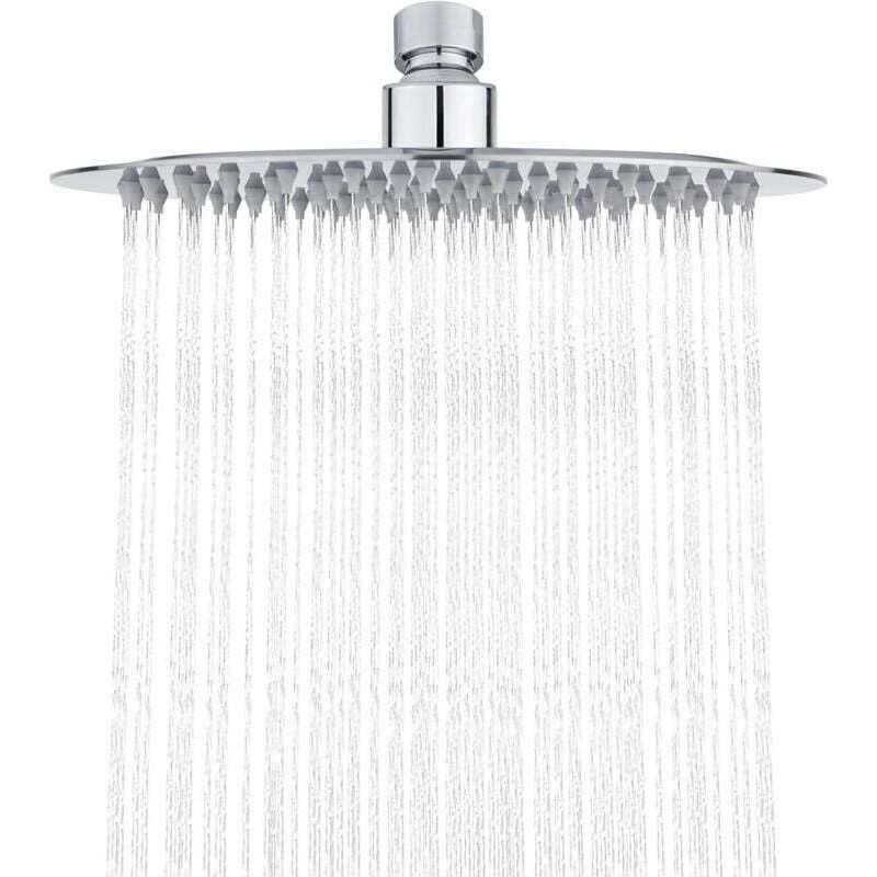 Sepsha Rundbrause, Duschkopf Aus Edelstahl, Silber, 20 Cm Durchmesser