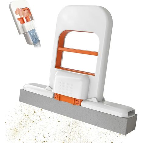 Mini-tragbarer Schwammmopp, Selbstpressendes Reinigungsgerät, Nass- Und Trockenreinigungssystem, Für Küche, Bad Und Glasoberflächen