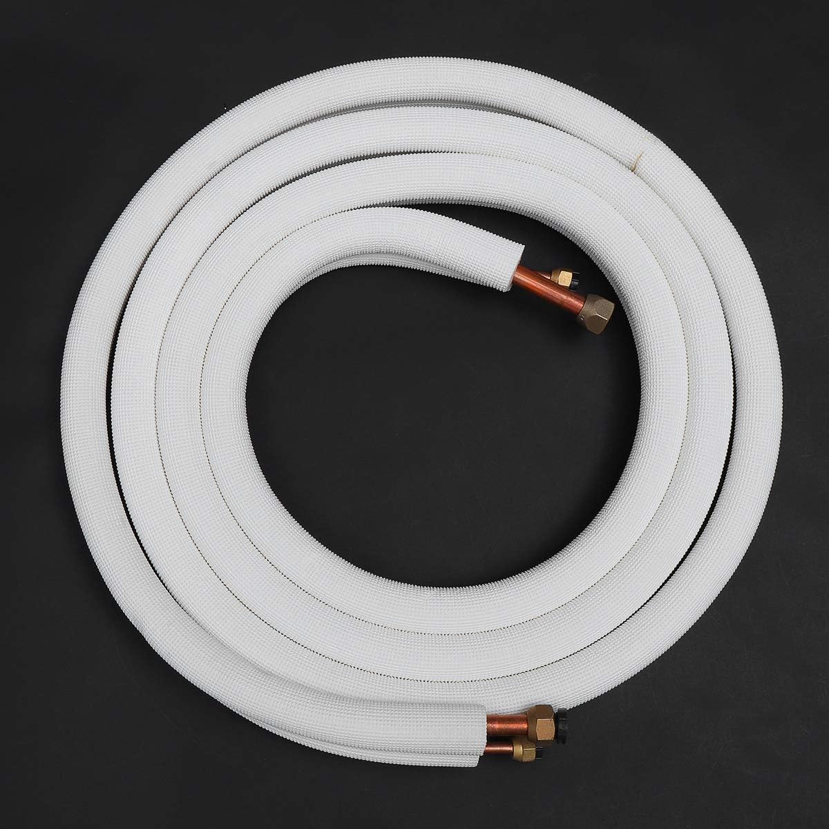 1/2 / 3m Tuyau En Cuivre Isolé Split Line 5/8 '' 3/8 '' Tuyaux De Climatiseur Raccords Paire Tube De Bobine - 4m
