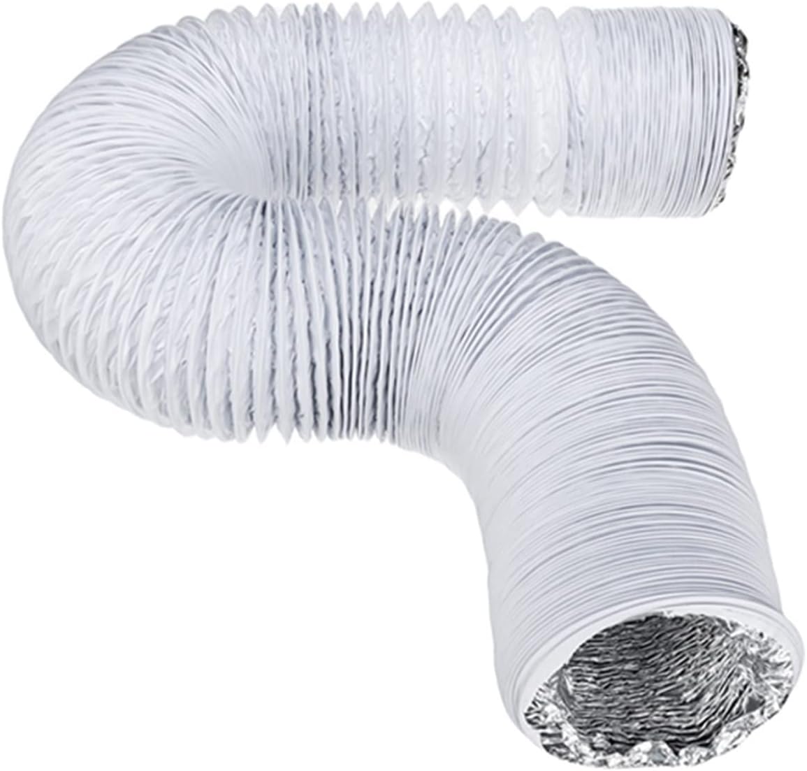 Tuyau D'Aération De Cuisine, Conduit D'Évacuation Flexible En Ligne Pour Ventilateur, Conduit D'Évacuation De Ventilation, Accessoires De Conduit D'Évacuation De Ventilation, Tube En Aluminium De 5