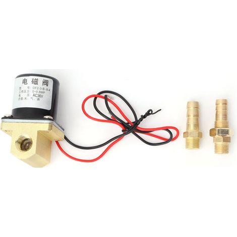 Électrovanne De Machine À Souder 0 0,8 Mpa Pour Eau Gaz Aron Co2 G1/8'' (ac36v)