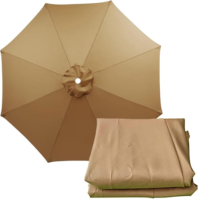 3 M Sonnenschirm-ersatzdach, 6 Rippen, Ersatz-sonnenschirmbezug, Universeller Schirm-ersatzstoff, Für Garten, Terrasse, Hof, Strand, Pool
