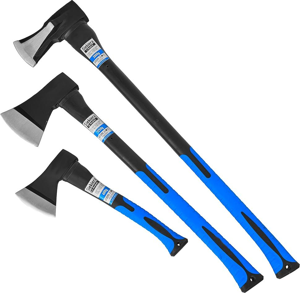 Axt Set Geko 600g 1250g 2000g 3 Stück Ergonomisch Sicher