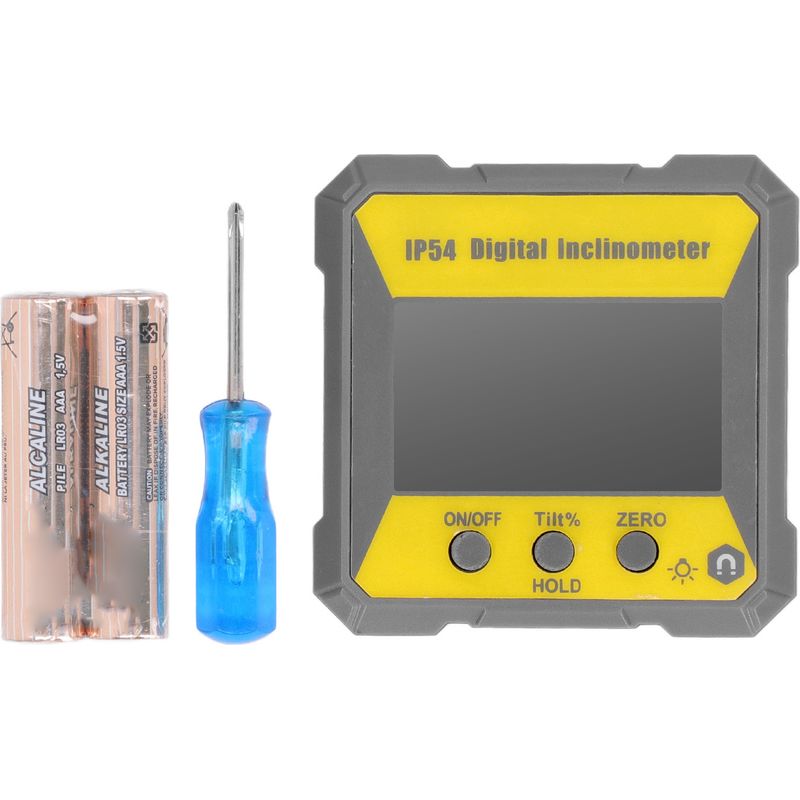 Hochpräzise Digitale Wasserwaage Ip54 Mit Magnetfuß, Digitalem Winkelmesser Und Elektronischem Neigungsmesser Zur Nivellierungsmessung
