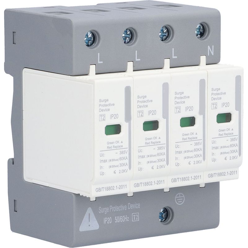 Berm Spd 4p 60ka 220/380v Überspannungsableiter Zum Schutz Elektrischer Stromkreise