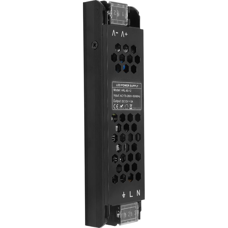 60-w-12-v-dc-led-netzteiltransformator Mit Feiner Konstantspannung, Gehäuse Aus Aluminiumlegierung, Ac170–260-v-eingang, Schaltnetzteil