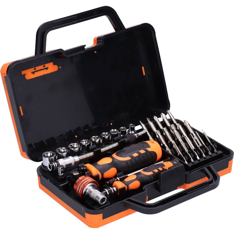 31-teiliges Schraubendreher-bit-set Aus Chrom-vanadium-stahl, Mehrwinkel-reparaturwerkzeug Jm-6121