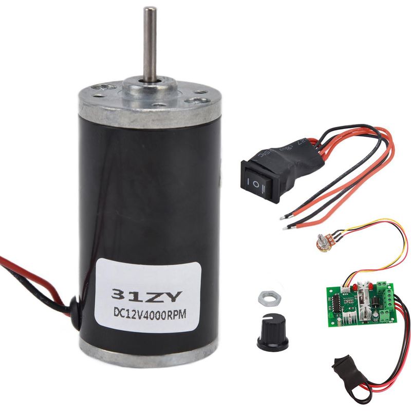 12v 4000 U/min Permanentmagnet-gleichstrommotor, Leise, Hohe Drehzahl, Rechts- Und Linkslauf, Für Diy-generatoren