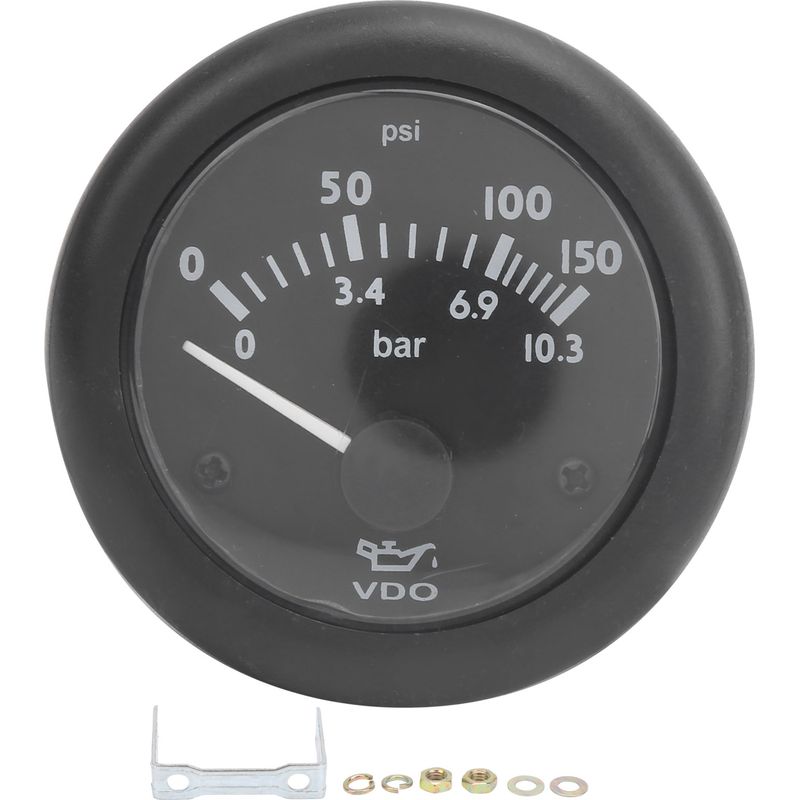 Öldruckanzeige Für Dieselgeneratoren, Teileanzeige, Messbereich 52 Mm, 0–150 Psi, 12 V Dc