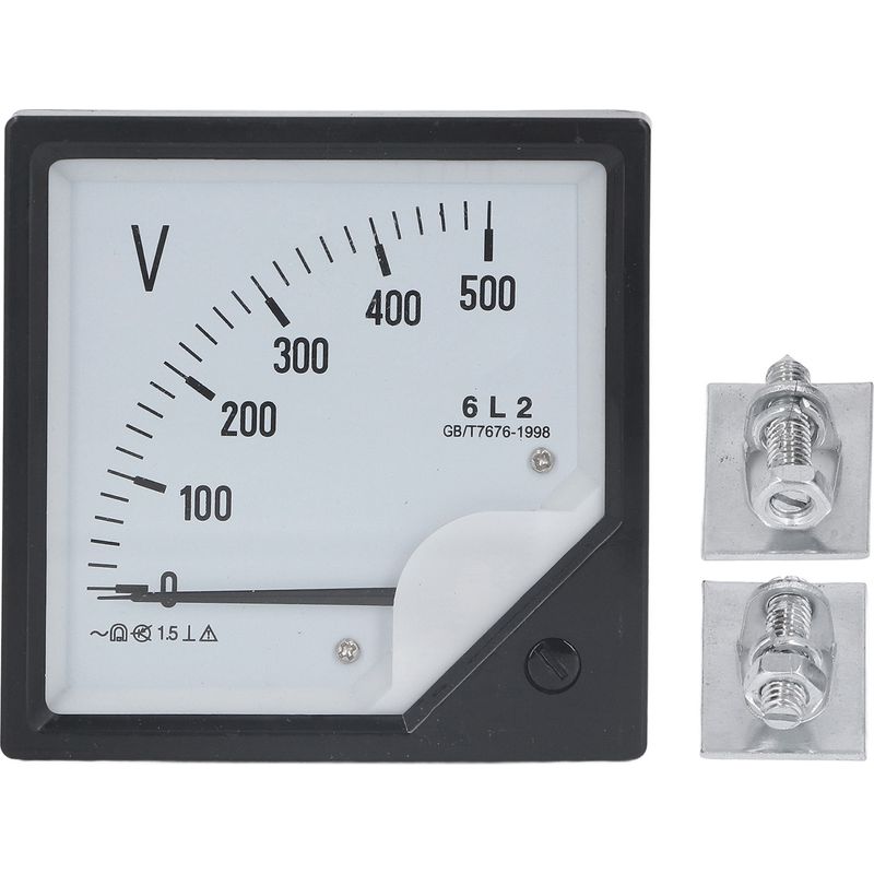 Analoges Wechselstromvoltmeter 0–500 V, Zeigervoltmeter Für Schalttafeln, Spannungsanzeige Für Geräte