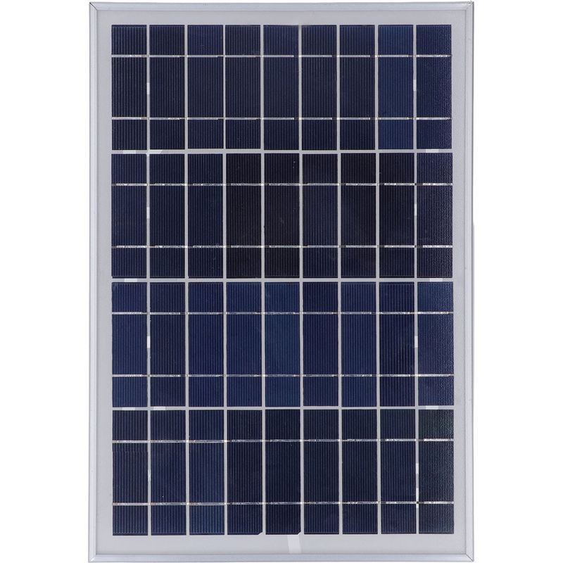 10-w-monokristallines, Wasserdichtes 18-v-solarpanel Mit Vorgebohrten Löchern Für Netzunabhängige Außenbeleuchtung
