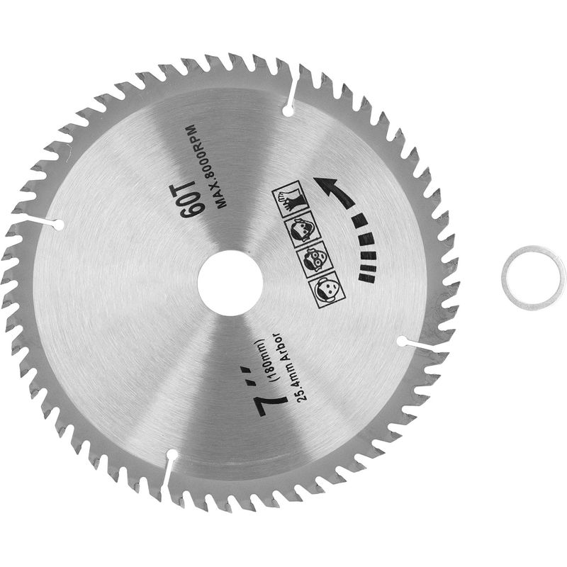 180-mm-kreissägeblatt Für Holz, Professionelle Trennscheibe Für Holzbearbeitungswerkzeuge, 7x60t-zubehör