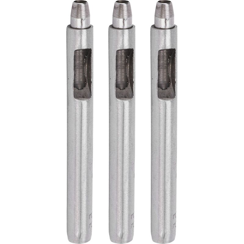 Set Mit 3 Runden Lochern Aus Legiertem Stahl Für Diy-lederarbeiten, 5,5 Mm Locher