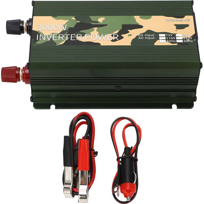 3000-w-kfz-wechselrichter, Modifizierter Sinus-wandler (12 V Dc Auf 220 V Ac) Mit Usb-anschluss Und Lüfter
