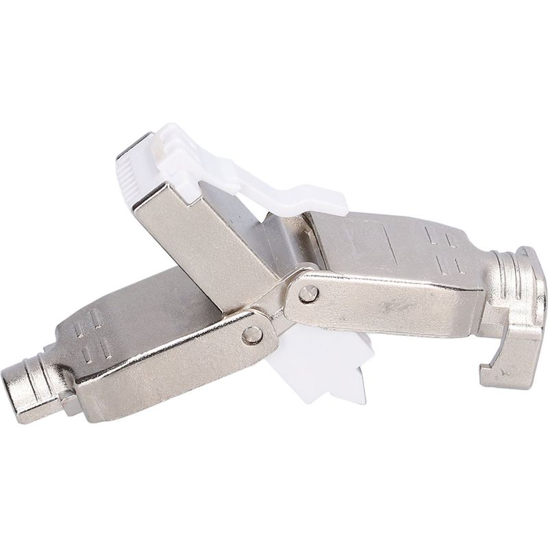 Rj45 Gigabit-stecker, Vergoldet, Druckfrei, Flexible Netzwerkbuchse, 10er-packung