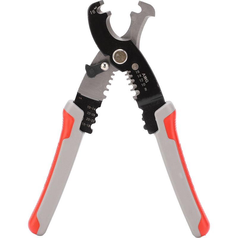 Abisolierzange Und Seitenschneider, 8-zoll-handwerkzeug, Awg 8-16 Mm, Härtegrad 55-60 Hrc