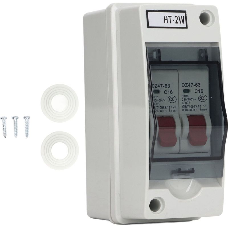 Dz47 63 16a 230v 400v Bipolarer Wasserdichter Miniatur-leistungsschalter Für Gleichstromsysteme Im Außenbereich
